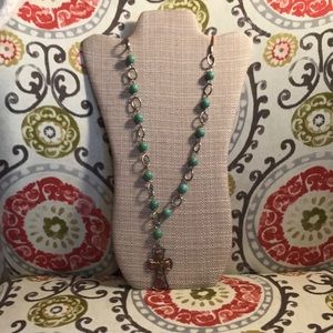 Western cross necklace